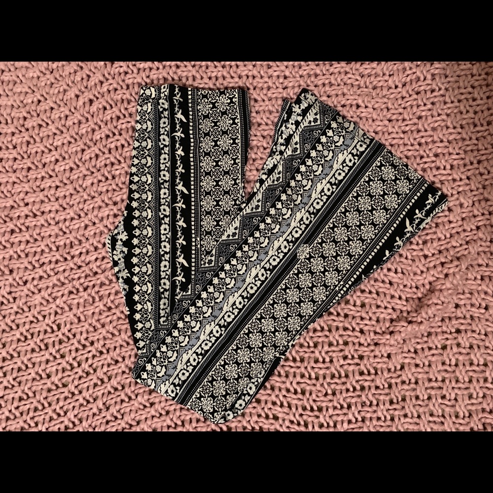 Printed bell bottoms